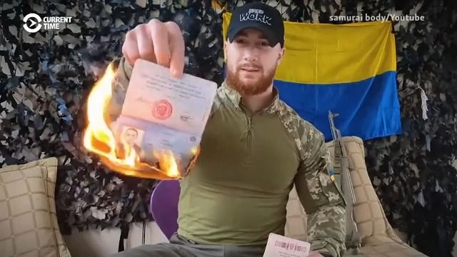 Video: Rus spálil svůj pas a vstoupil do ukrajinské armády